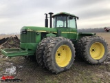 JOHN DEERE 8650 TRACTOR, 1985, QUAD RANGE, 4 REMOTES, 520/85R48, DUALS ALL THE WAY AROUND, 5040 HOUR