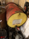 ROTELLA 15W40 OIL, DRUM IS APPROX 1/4 FULL