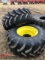 TRACTOR TIRES ON 12-BOLT RIMS, 600/70R30 [2]