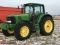 JOHN DEERE 7520 TRACTOR, 2003, MFWD, IVT WITH REVERSER, 3 PT WITH QUICK HITCH, PTO, 3 REMOTES, 18.4 
