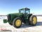 JOHN DEERE 8220 TRACTOR, 2005, MFWD, 3-POINT, PTO, QUICK HITCH, 3-REMOTES, 18.4 R42 REAR DUALS, 380/