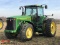 JOHN DEERE 8210 TRACTOR, 2001, MFWD, 16-SPEED POWER SHIFT, 3 PT WITH QUICK HITCH, 3 REMOTES, PTO, 18