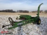 JOHN DEERE 3970 PULL TYPE FORAGE HARVESTER, WITH HAY HEAD, 7’, CD PICKUP, S/N E03970X985586