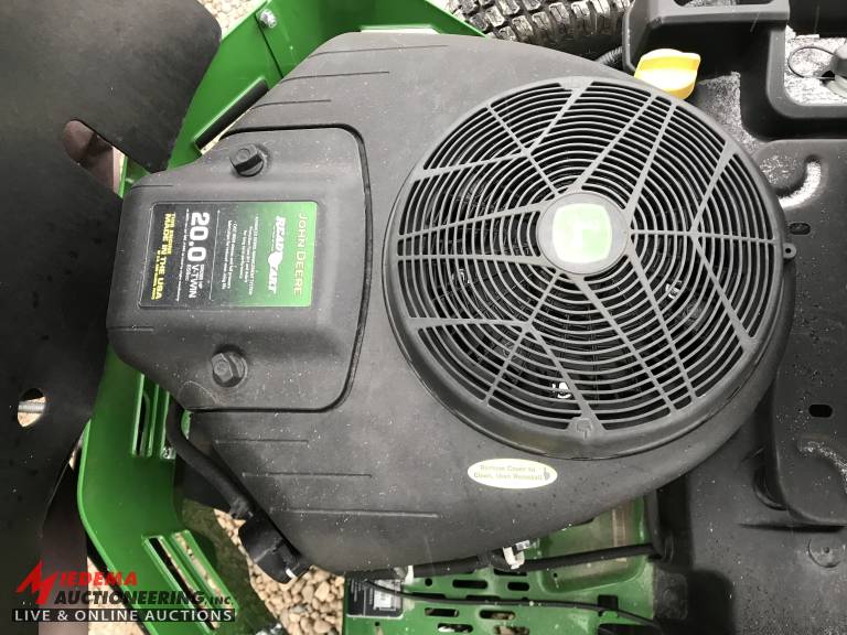 NEW JOHN DEERE Z335M ZERO TURN MOWER 2017 WITH Proxibid