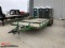 2016 LOAD TRAIL TANDEM AXLE EQUIPMENT TRAILER, REAR GATE WITH RAMPS, 7000LB, FENDERS RUSTED, FRONT T