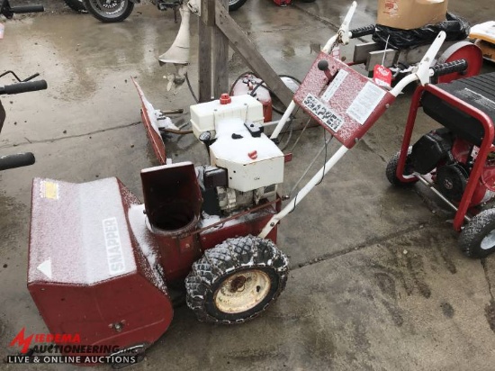 SNAPPER WALK BEHIND SNOW BLOWER, 22''