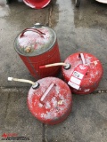 ASSORTED GAS CANS