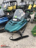 SKIDOO TOURING SLE SNOWMOBILE, 1996, ROTAX 500 ENGINE, REVERSE, 2-SEATER, ELECTRIC START, NEEDS BATT