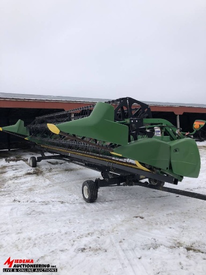 JOHN DEERE 625F GRAIN TABLE, SN: H00625F711487