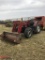 CASE 100C TRACTOR WITH L555 LOADER, MFWD, 3-POINT, PTO, 3-REMOTES, 1 BEING USED FOR LOADER, 18.4R34 