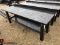 HEAVY DUTY METAL WORK BENCH, 29.5'' X 90''