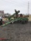 UNVERFERTH ROLLING HARROW II, 37', WING DAMAGE, BASKET MEASURES 56-1/2'' & 68-1/2''