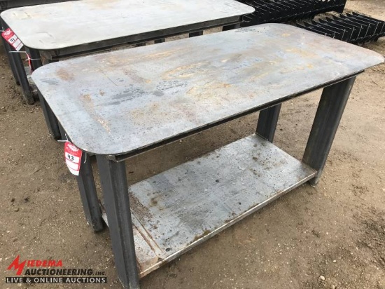 HEAVY DUTY WELDING TABLE, 57-1/2'' X 29''