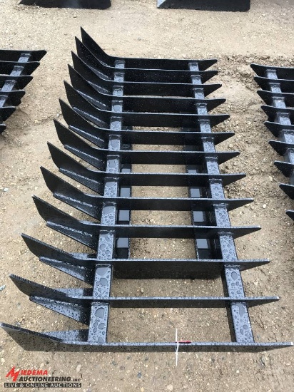 ROOT RAKE, SKIDSTEER MOUNT