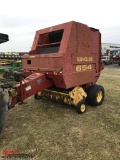 NEW HOLLAND 654 ROUND BALER, NET WRAP, (35489)