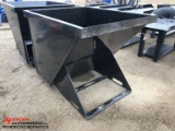 2-YARD SKIDSTEER MOUNT DUMP HOPPER