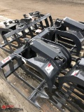 UNUSED STOUT BRUSH GRAPPLE XHD 84-6, SKID STEER QUICK ATTACH