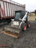 BOBCAT 863 RUBBER TIRE SKID STEER, AUX. HYDRAULICS, CAB, 12-16.5 TIRES, 72'' BUCKET, TURBO, BUCKET H