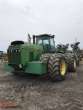 JOHN DEERE 8970, CUMMINS ENGINE, PTO, NO 3-POINT, NO DIFF LOCK, WEIGHT BOX, 710/70R38 DUALS ALL THE 