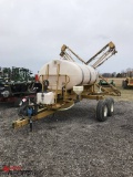 AG CHEM 750 TOWABLE SPRAYER, TANDEM AXLE, 60' X-FOLD BOOM, 20'' NOZZLE SPACING, (29019)