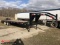 2012 GOLDEN TANDEM AXLE GOOSENECK TRAILER, 30', 25' DECK WITH 5' BEAVERTAIL, 3-RAMPS, TANDEM DUALS, 