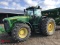 JOHN DEERE 8420 TRACTOR, 3 PT, QUICK HITCH, 3-SPEED PTO, 4 REMOTES, 620/70R-46 REAR DUALS, MFWD, OUT