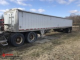 2000 WILSON PACE SETTER TANDEM AXLE HOPPER TRAILER, ROLL TARP, 65,000# GVWR, VIN: 1W1MAF1W5YA232044