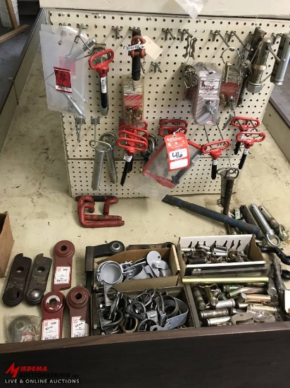 ASSORTED HITCH PINS, LIFT ARM PARTS, 3-POINT PINS AND MORE