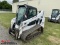 2015 BOBCAT T590 RUBBER TRACK SKID STEER, HI FLOW, CAB, HEAT & AIR, 3857 HO