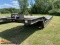 2007 TRAIL EZE TEBOHT48BD TANDEM AXLE EQUIPMENT TRAILER,  48', 102'' WIDE,