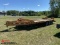 1989 EAGER BEAVER TRI AXLE EQUIPMENT TRAILER, PINTLE HITCH, ELECTRIC BRAKES