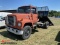 1982 FORD 8000 SINGLE AXLE ROLL BACK TRUCK, DIESEL, 2 SPEED TRANS, TAKES ETHER TO START