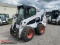 2016 BOBCAT S740 RUBBER TIRE SKID STEER, POWER BOB TACH, HI FLOW, CAB, HEAT