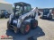 2012 BOBCAT S650 RUBBER TIRE SKID STEEK, POWER BOB TACH, HI FLOW