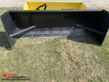 BLUE DIAMOND SKID STEER SNOW PUSHER ATTACHMENT, QUICK ATTACH, 96'', RUBBER