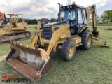 CAT 446B LOADER BACKHOE, EXTEND-A-HOE, 4WD, TURBO, CAB, HEAT & AIR, 36'' RE