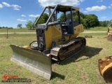 2013 JOHN DEERE 650K CRAWLER DOZER, 18'' PADS, 115'' BLADE, 6 WAY BLADE, OR