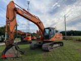 2015 DOOSAN DXC225LC-3 EXCAVATOR, 2 WY HYDRAULIC, COUPLER, 26'' BUCKET WITH