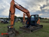 2015 DOOSAN DX140LCR REDUCED TAIL SWING CRAWLER EXCAVATOR, 36'' BUCKET WITH