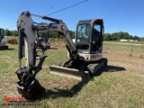 2005 BOBCAT 430G RUBBER TRACK MINI EXCAVATOR, PUSH BLADE, HYDRAULIC THUMB A