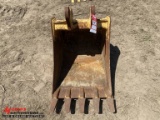 24'' EXCAVATOR BUCKET WITH TEETH