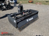 BOBCAT 3PT BOX SCRAPER WITH HYDRAULIC SCARFIER, 72''