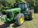 2002 JOHN DEERE 8420 TRACTOR, MFWD, 4 REMOTES, PTO, NO 3 PT ARMS OR TOP LIN