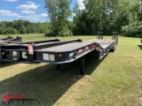 1961 ROGERS ASSEMBLED TANDEM AXLE EQUIPMENT TRAILER, 42', 7' BEAVERTAIL, AP