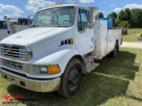 2005 STERLING ACTERRA SINGLE AXLE SERVICE TRUCK, MERCEDES BENZ DIESEL, 6 SP