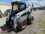 2015 BOBCAT S850 RUBBER TIRE SKID STEER, POWER BOB TACH, HI FLOW, STANDARD