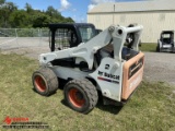 2013 BOBCAT S850 RUBBER TIRE SKID STEER, POWER BOB TACH, HI FLOW, OROPS, 14