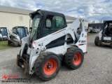 2015 BOBCAT S650 RUBBER TIRE SKID STEER, AUX HYDRAULICS, POWER BOB TACH, HI