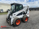 2013 BOBCAT S650 RUBBER TIRE SKID STEER, AUX HYDRAULICS, POWER BOB TACH, CA