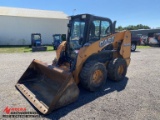 CASE SR210 RUBBER TIRE SKID STEER, CAB, HEAT & AIR, 12-16.5 TIRES, 3415 HOU